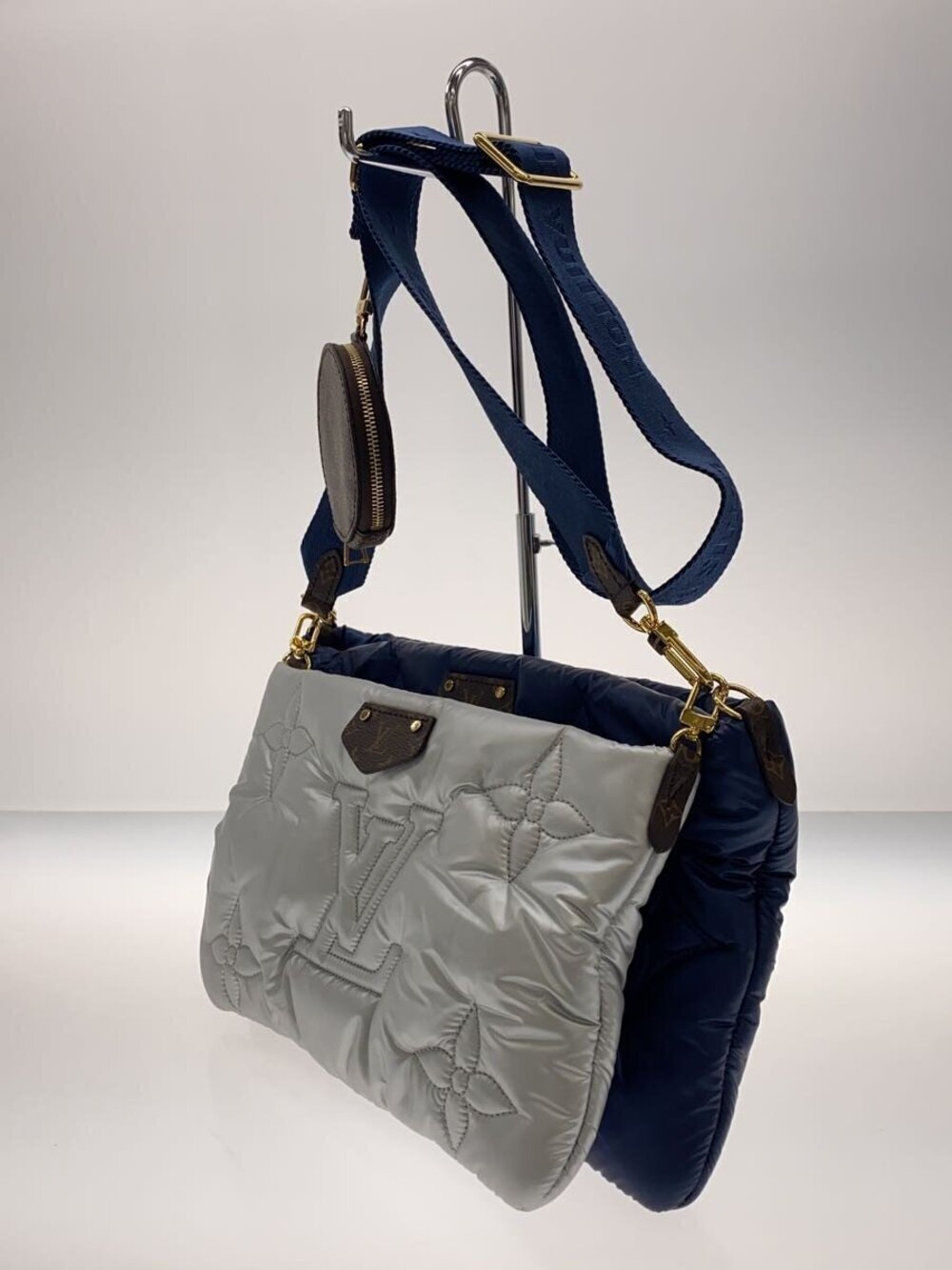 Louis Vuitton Navy Blue All Bag over Shoulder Blue